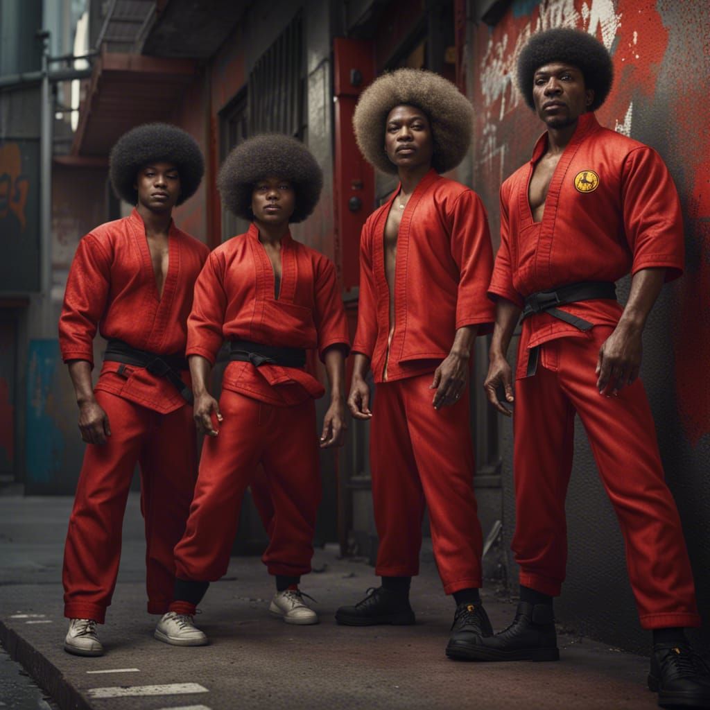 Gritty 70s Kung Fu Masters in the Streets