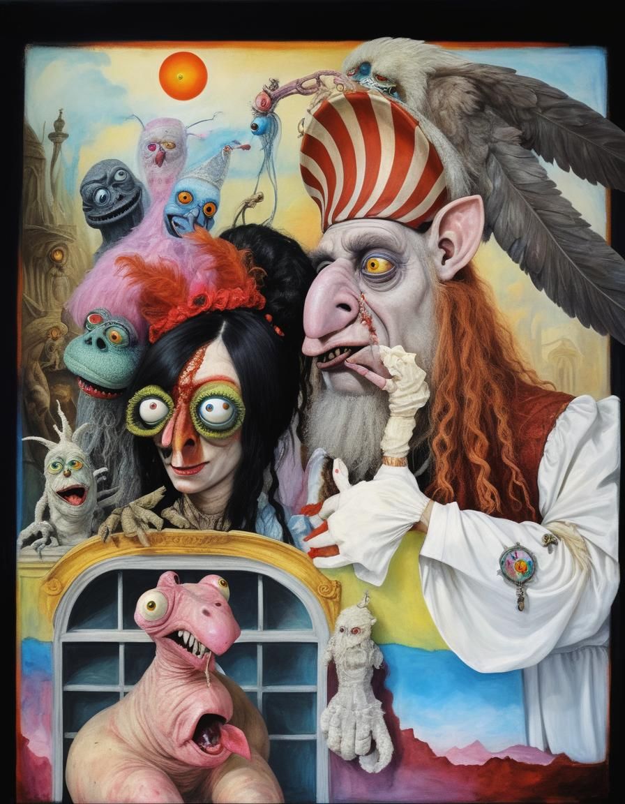 Pippi Longstocking's Surreal Cryptid Wedding