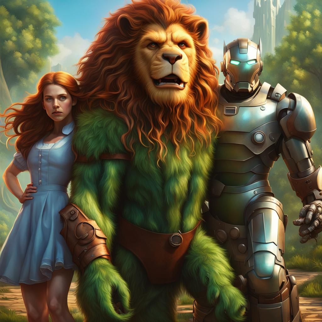 Oz Reimagined: Modern Characters in Hyperdetailed Concept Ar...