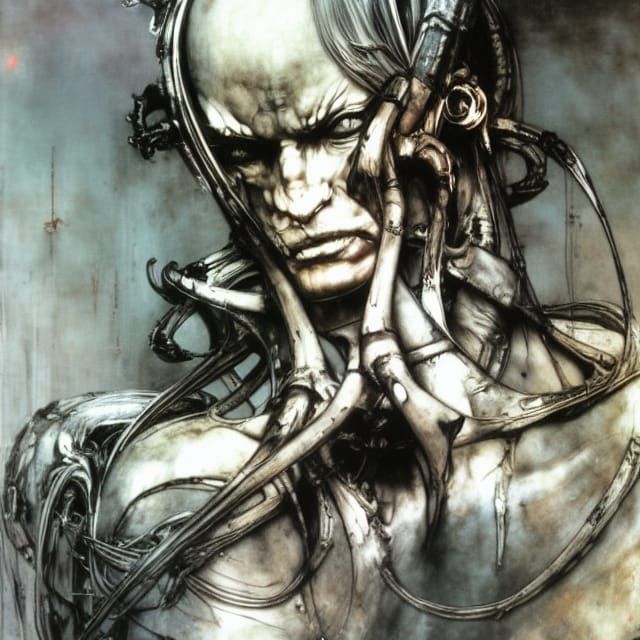 Biomechanical Cyborg Art Inspired by Masters
