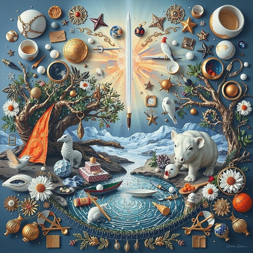 Abstract Concept of Perfection and Beauty