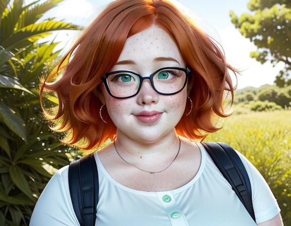 Ginger Freckled Toddler Portrait with Bokeh