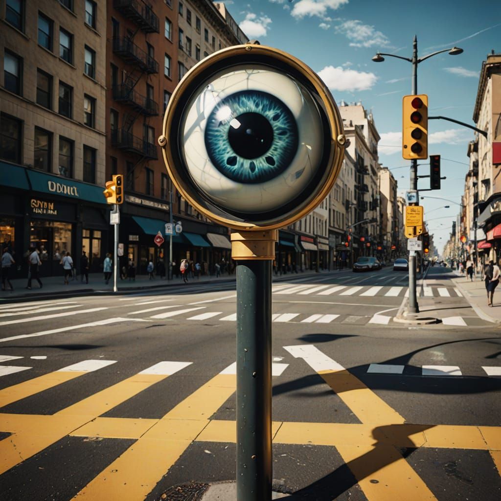 Surrealist Digital Art: Dreamlike Cityscape