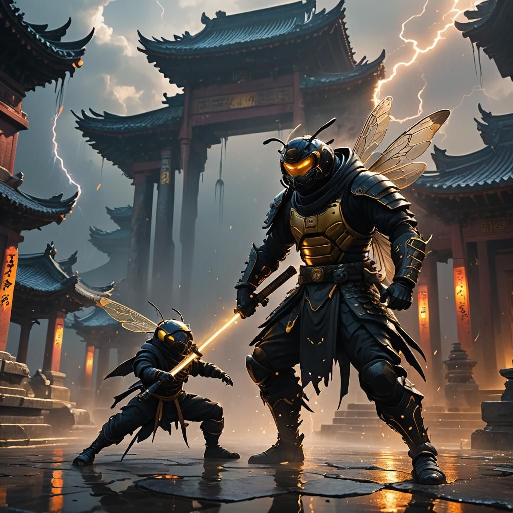 Ninja Bee at Shaolin Temple: Concept Art