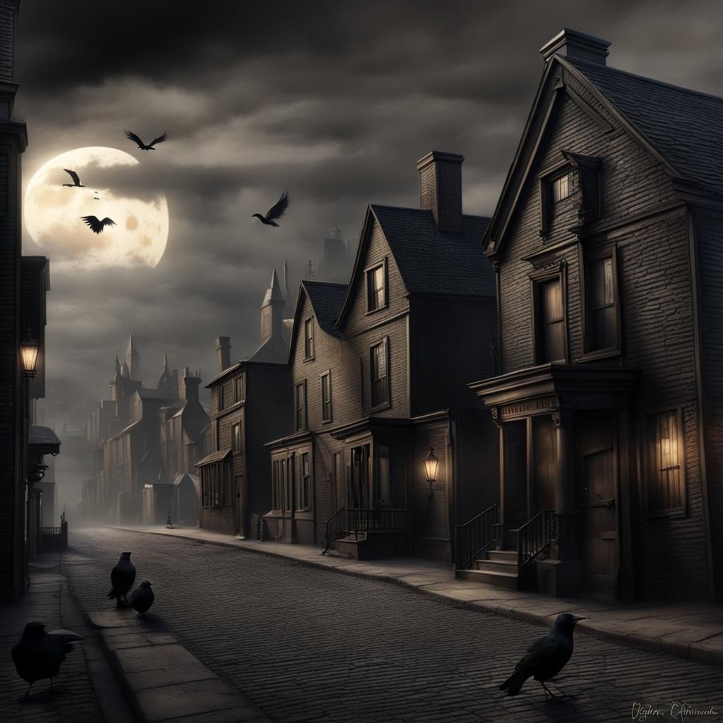 Nevermore: A Dark Town Inspired by Poe