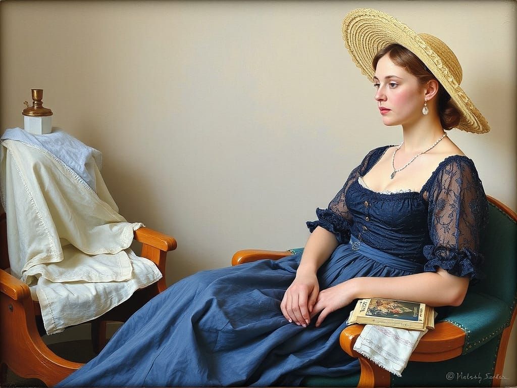 Impressionistic Image in the Style of Renoir