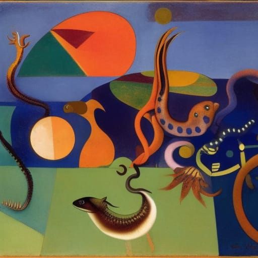 Mousefishes and Hedgeoctopuses in Blended Styles