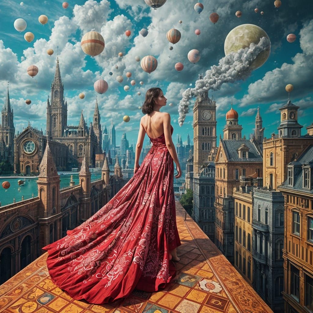 Surreal Dreamscape: Blending Reality and Fantasy