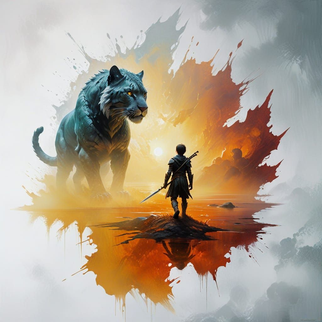 Mysterious Moonlit Encounter