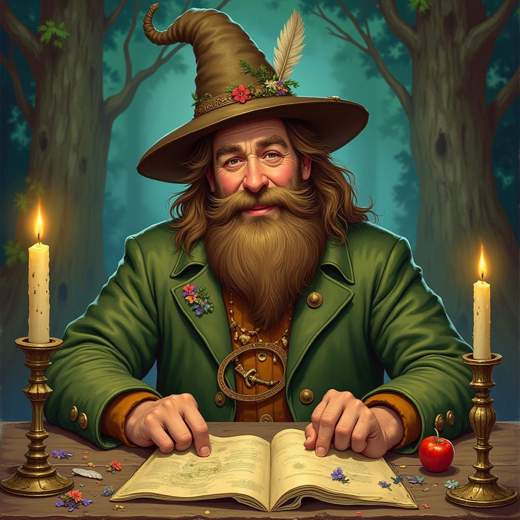 Whimsical Tom Bombadil Leads Fantastical Quest