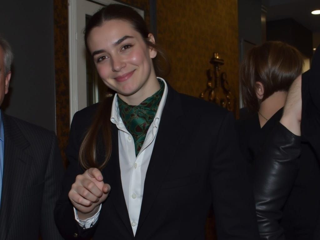 Elegant Preppy Iranian Businesswoman