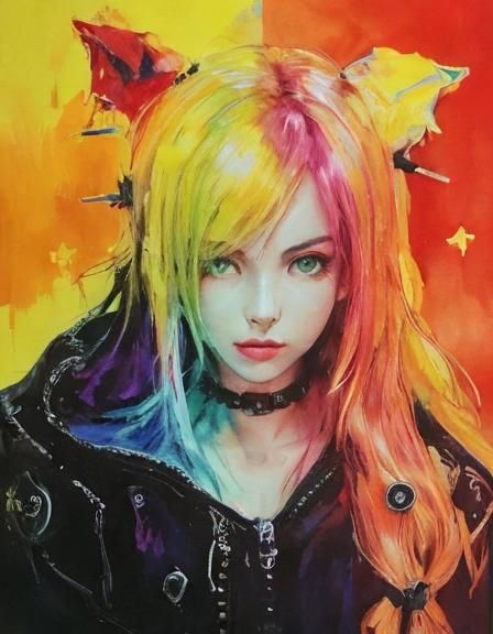 Punky B like to be artistic and try new things. Got involved with A.I. to create my own images for sublimation