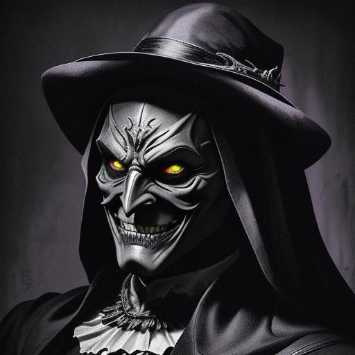 Sinister Dimentio Portrait with Phantom Mask