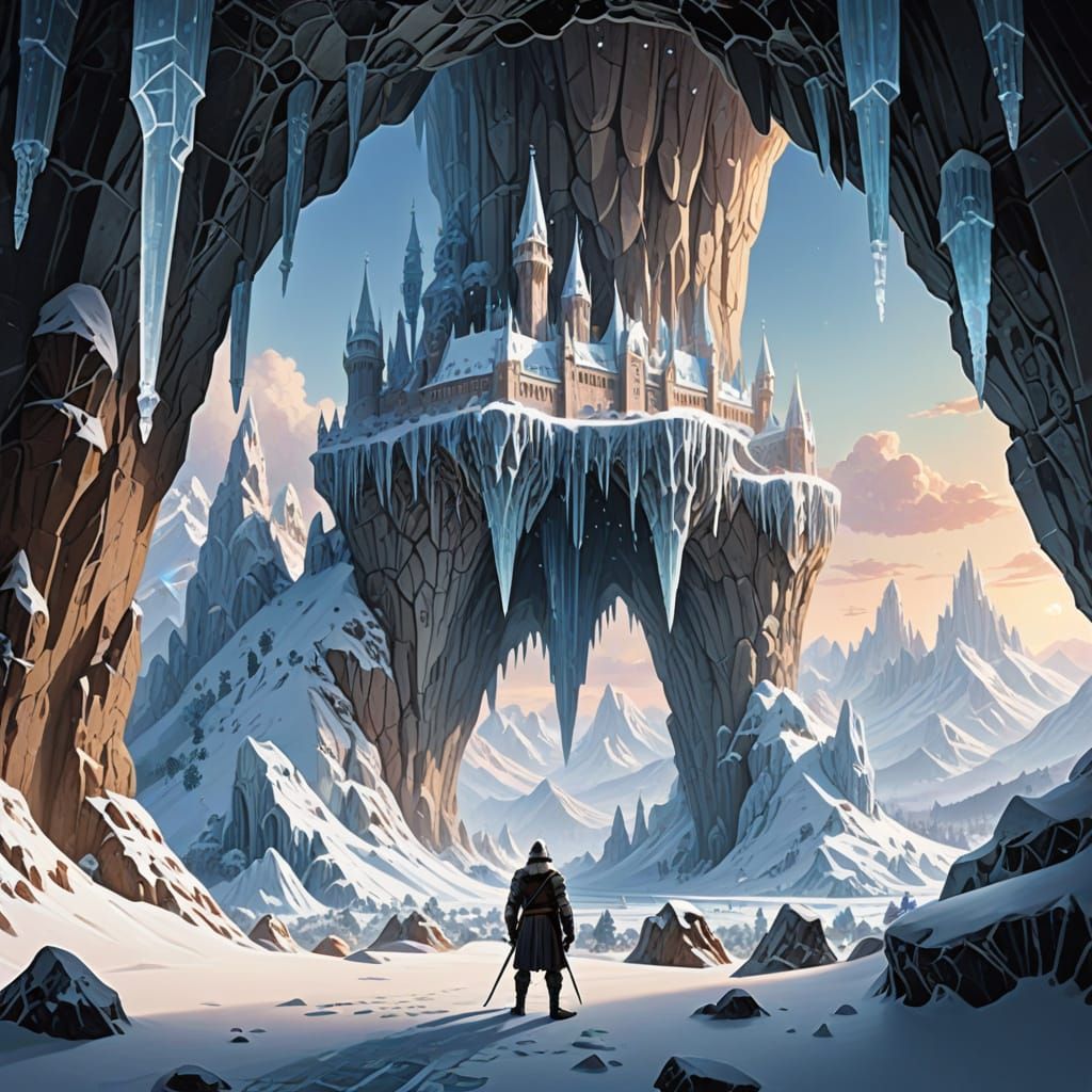 Frozen Cave Guardians of Winter's Palace