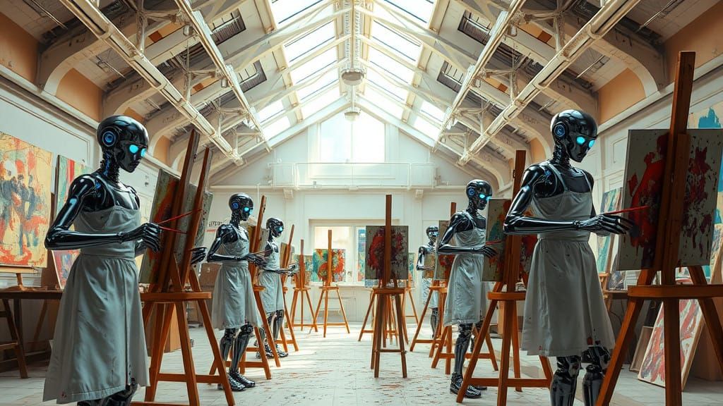Android Artists Create Futuristic Masterpieces in High-Tech....