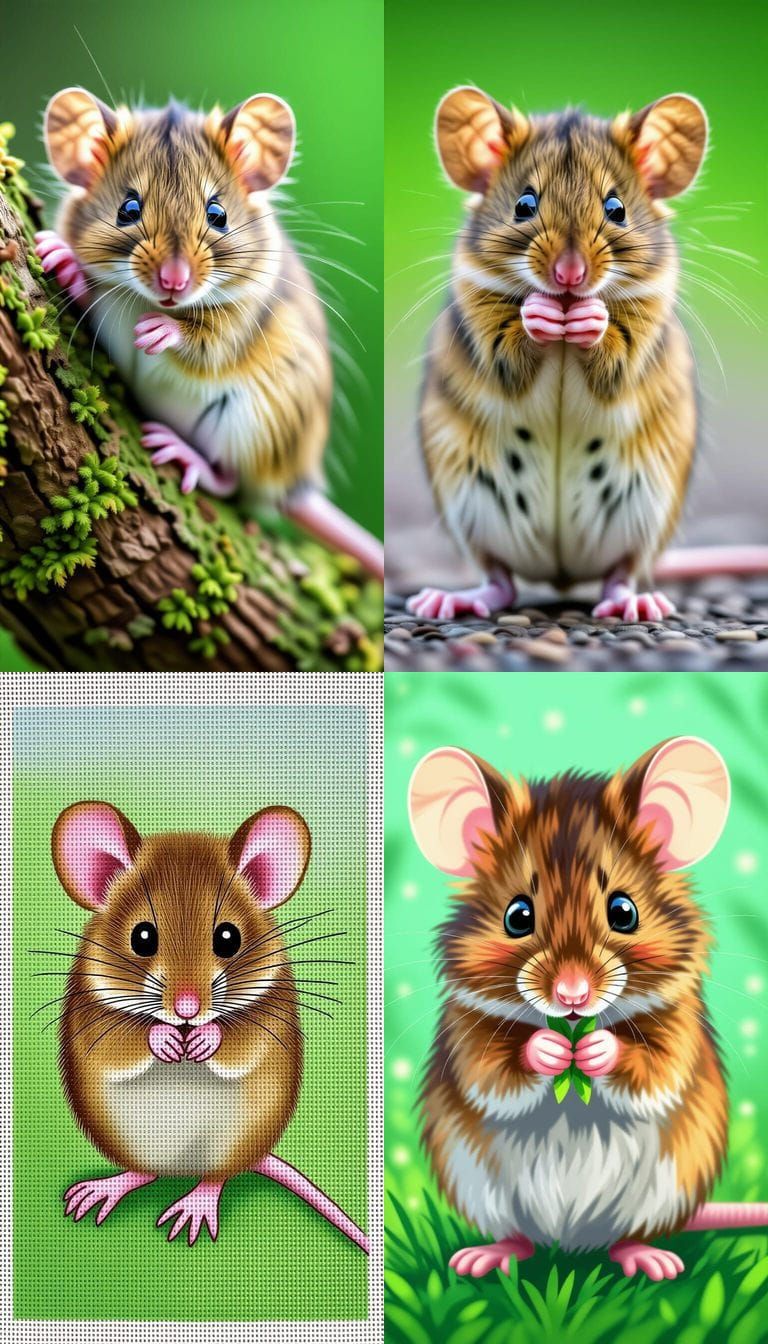 Image of a Shy Mouse