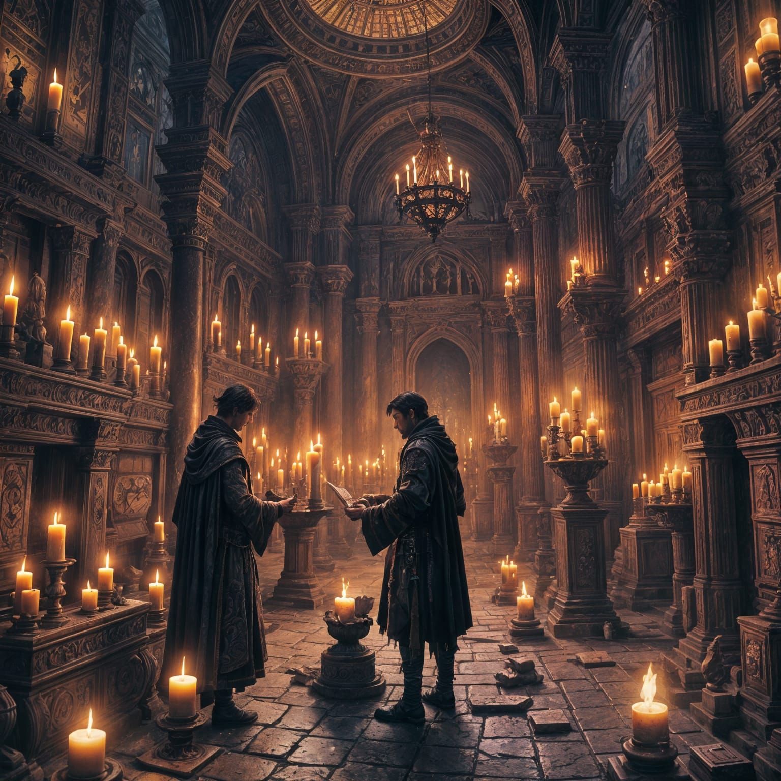 Dark Fantasy Sleepless Night Concept Art