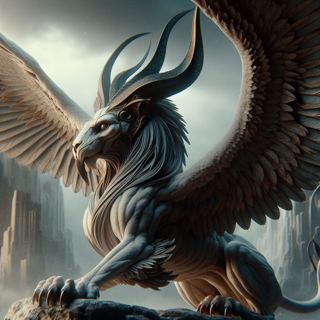 The Ravinxelle (Raven + Sphinx (hairless) Cat + Gazelle)