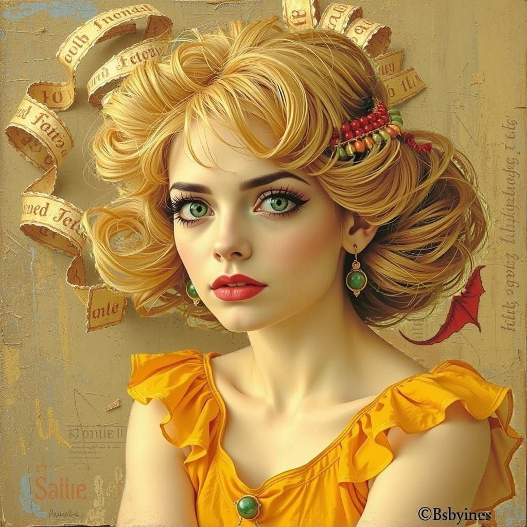 Vibrant Swirling Red Abstract Art