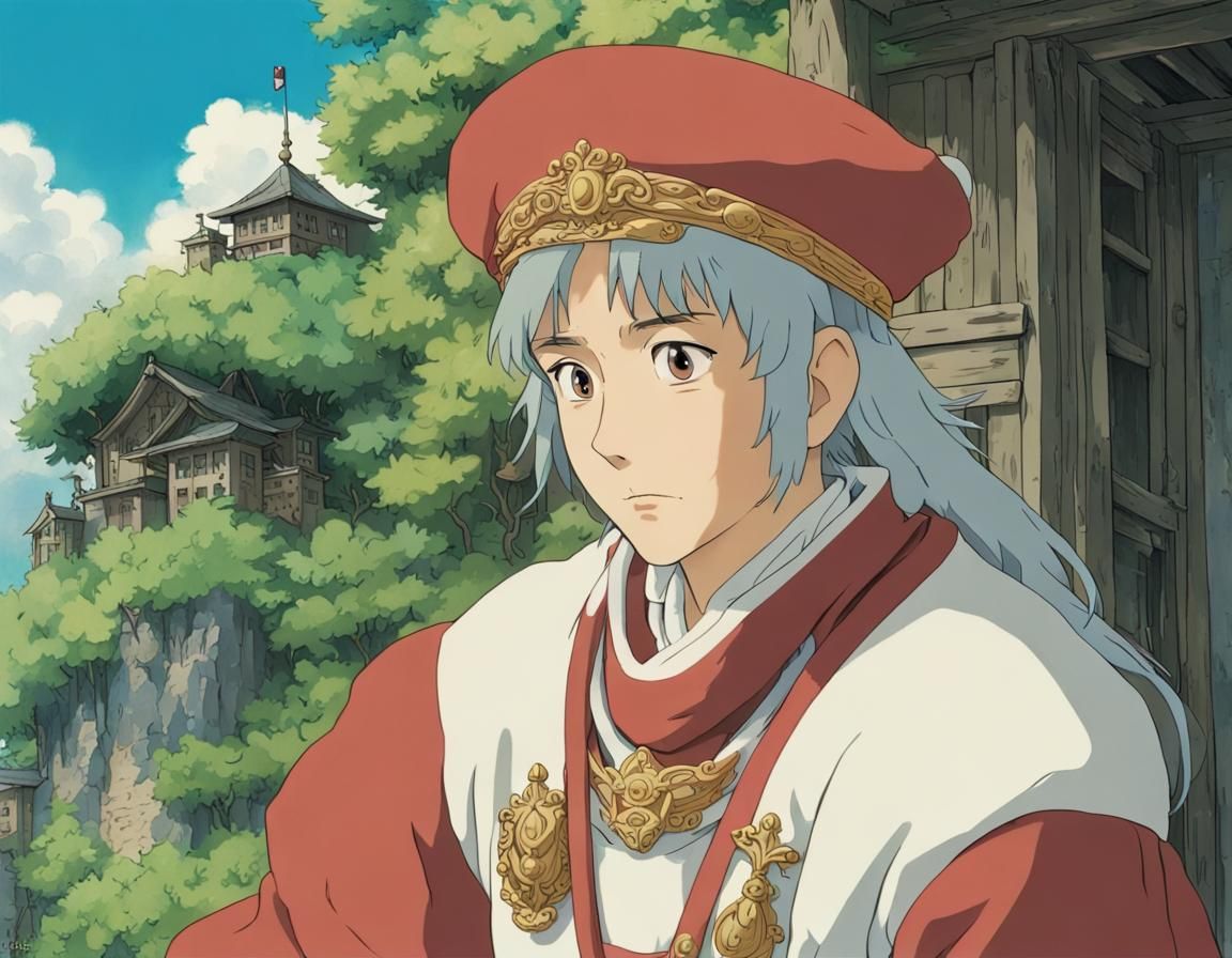 Anime Portrait of a Fantasy Kingdom Noble