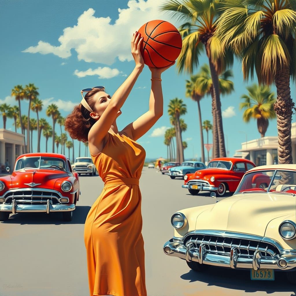 Old School Hollywood Basketball