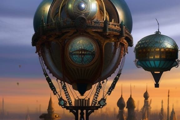 Ornate Steampunk Balloons
