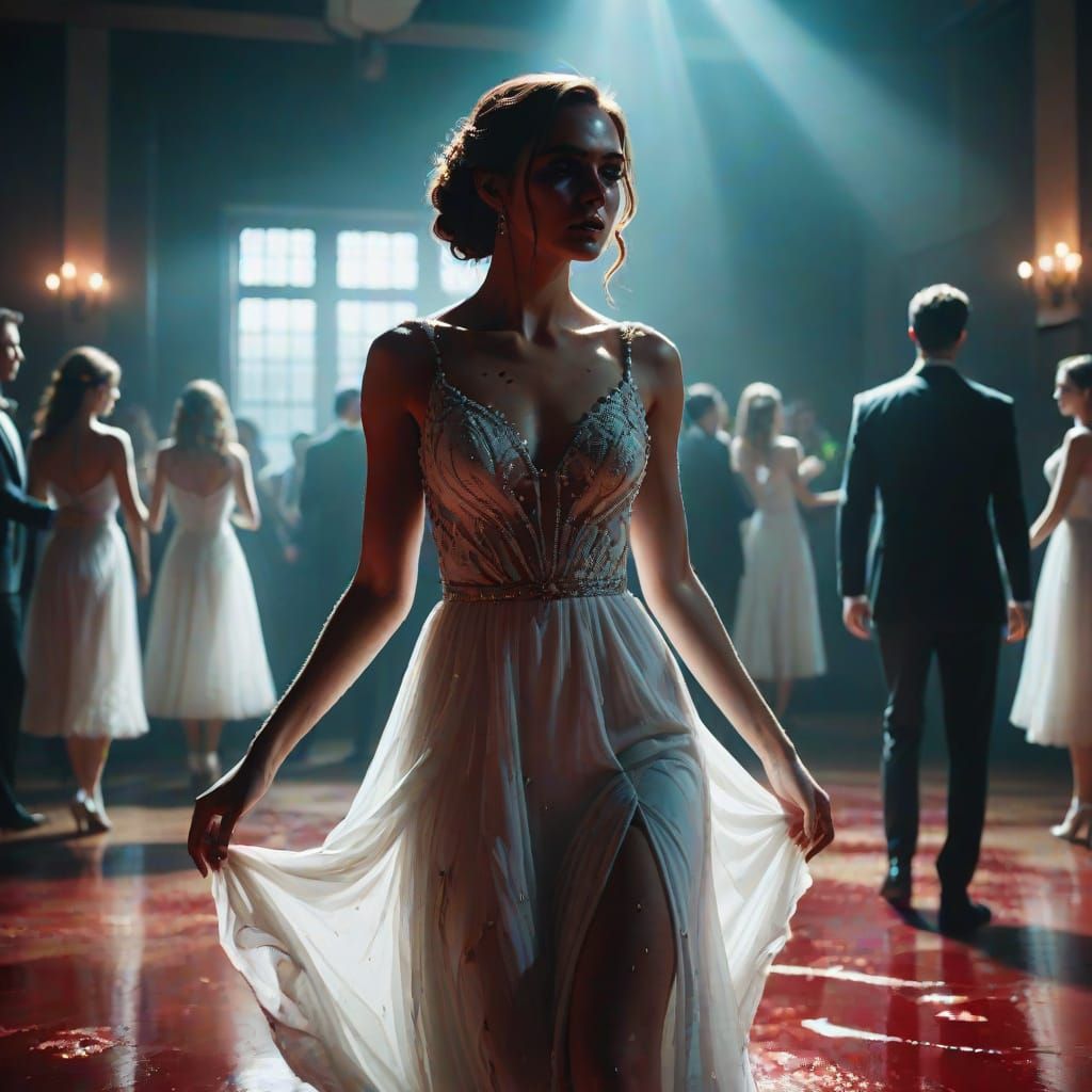 Blood-Drenched Prom Night in Unreal Engine Style