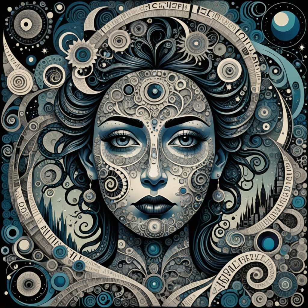 Visionary Dreamscapes in Intricately Detailed Newspaper Art