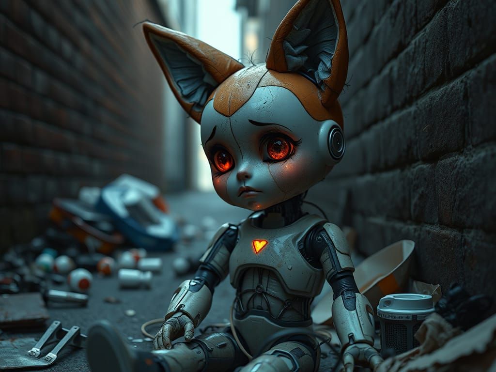 Discarded Cyberpunk Companion Doll