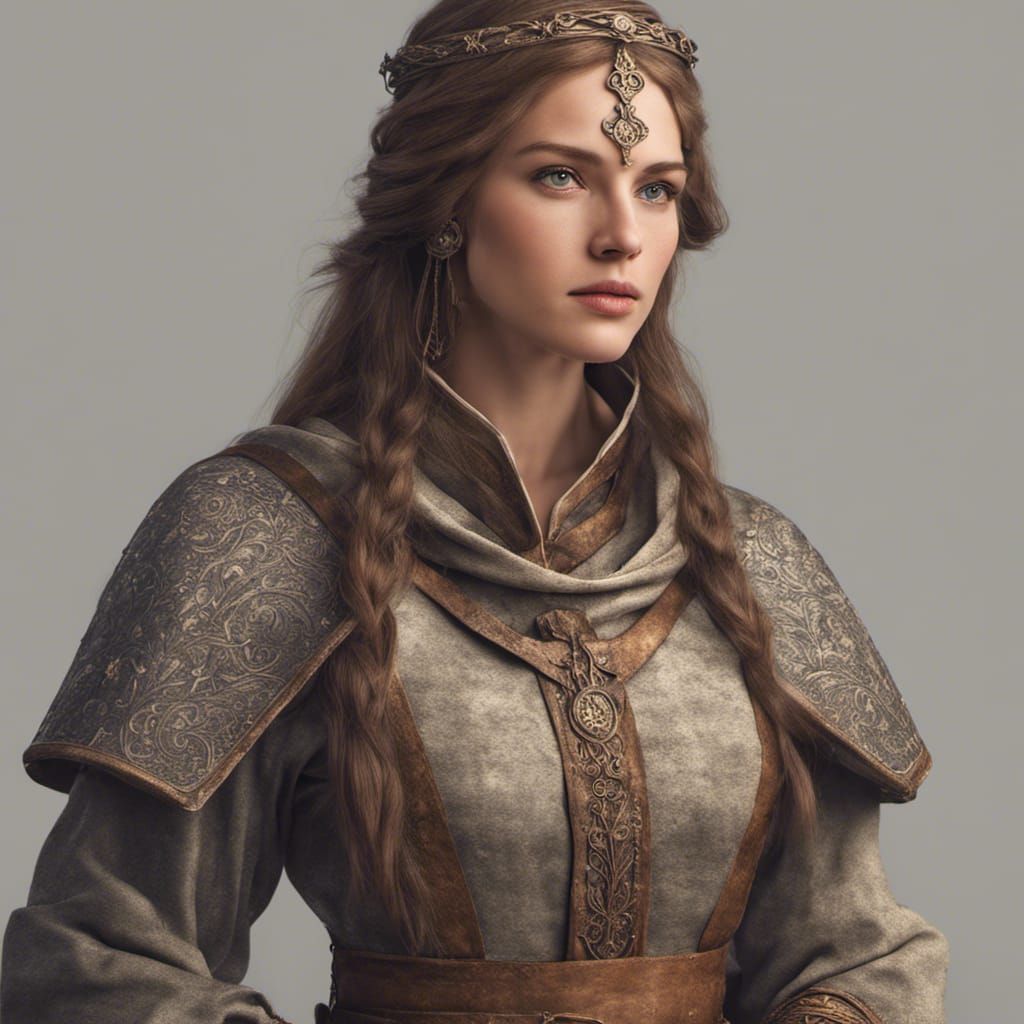 Medieval American Woman: A Detailed Portrait