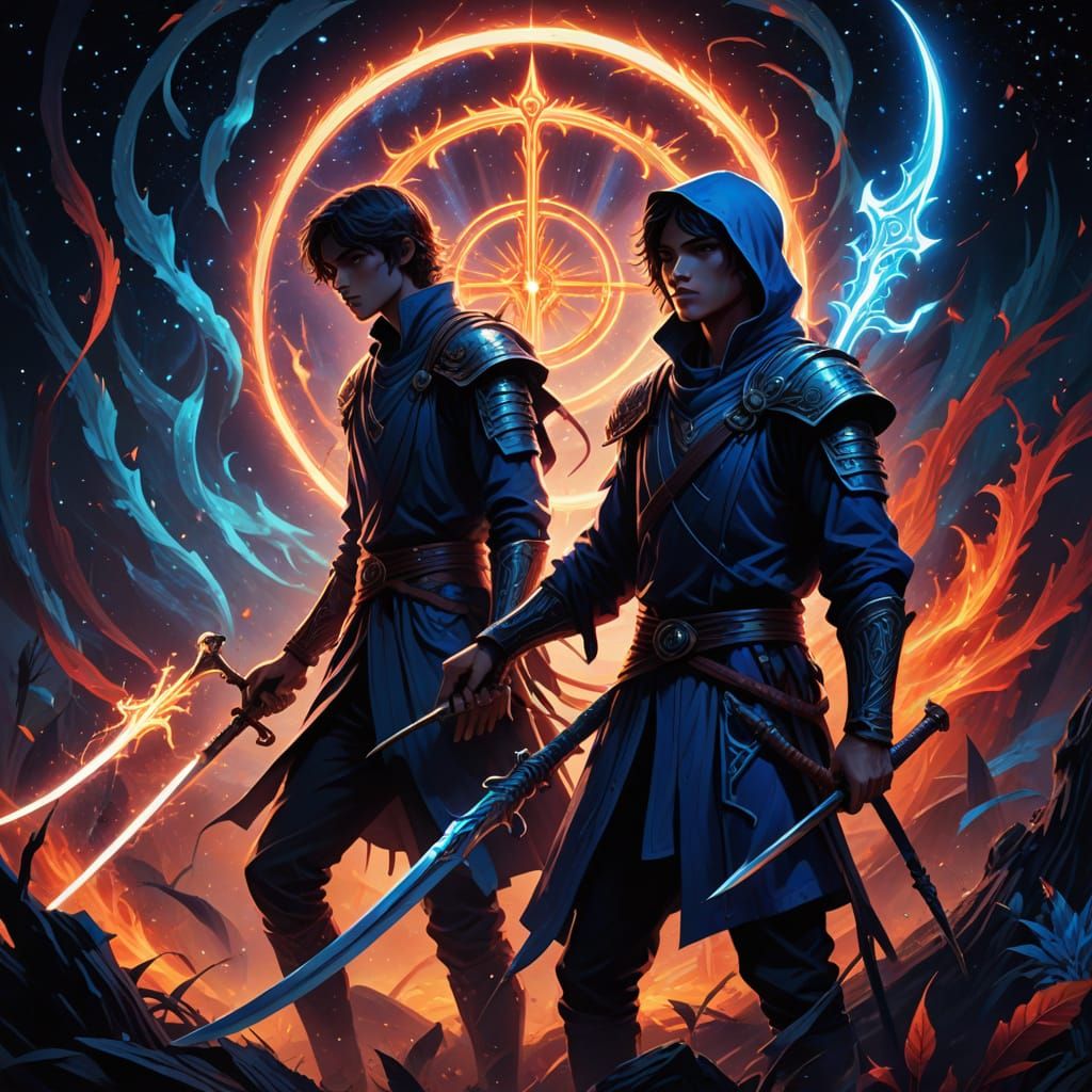 Cosmic Warriors Emerge in Vibrant, Ethereal Realism