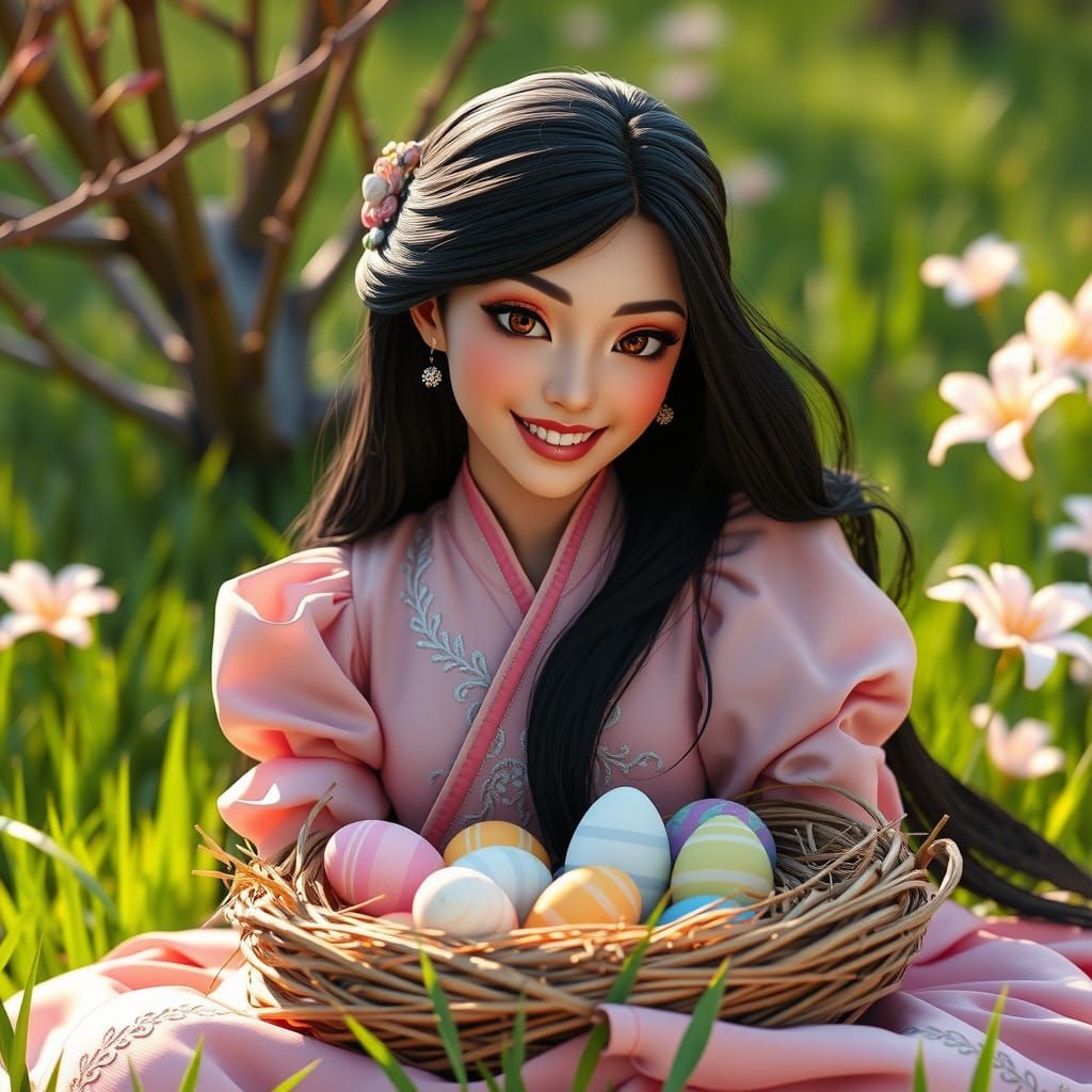 Mulan in Springtime Elegance