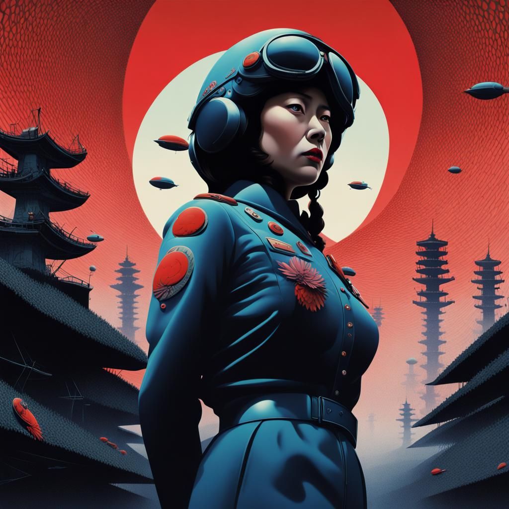 Women at War Graphic Design Digital Painting