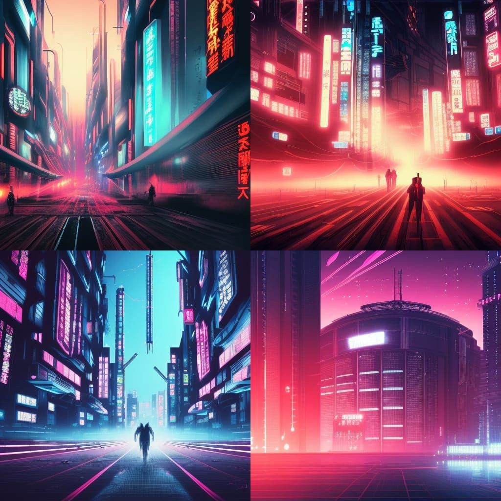 Cyberpunk Tokyo: A Dystopian Synthwave Dreamscape