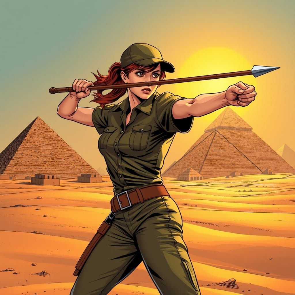 Lady Jaye, Comic Book Illustration in Egypt