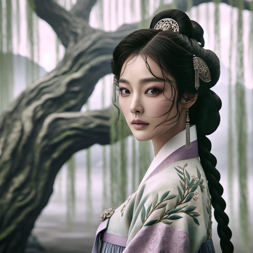 Ethereal Joseon Goddess of Willows