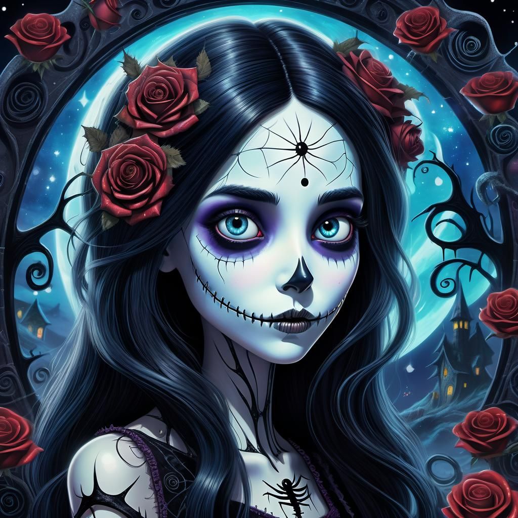 The nightmare before Christmas, gothic Sally 🖤