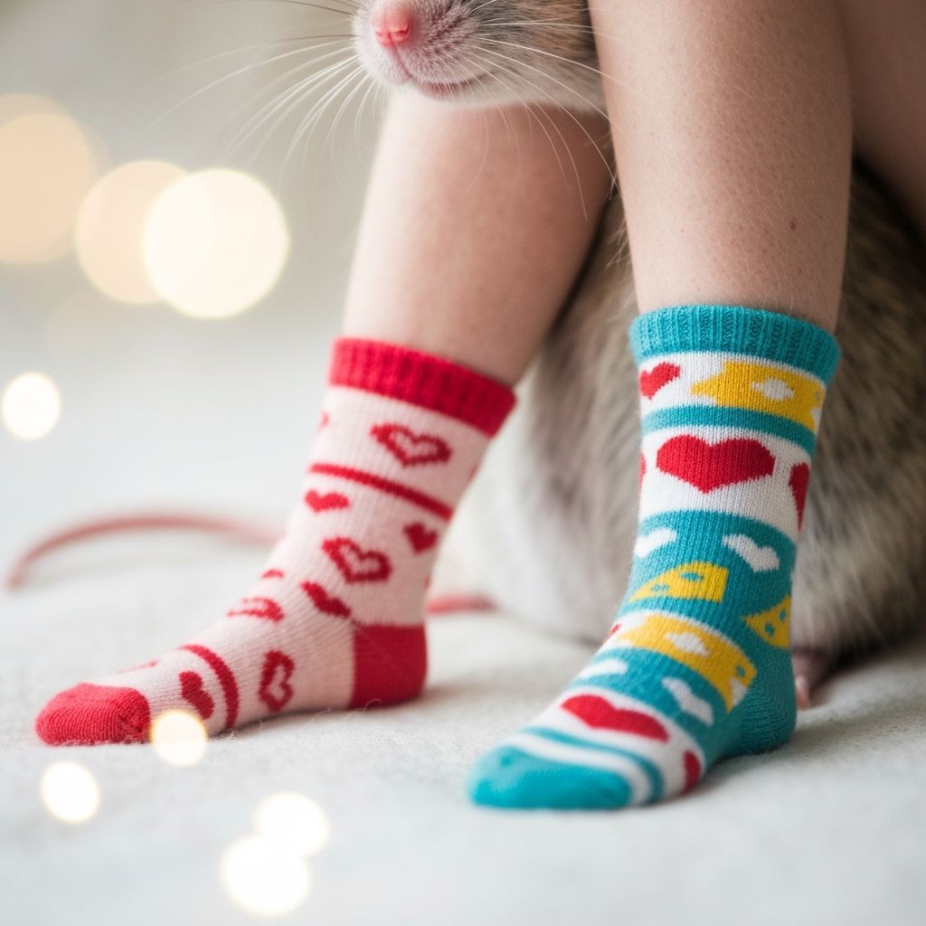 Whimsical Mouse Legs in Dreamy Double Exposure