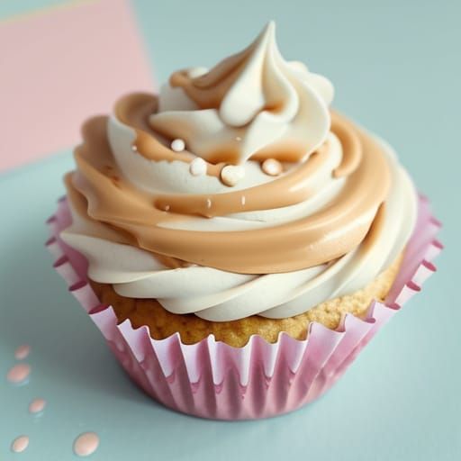 Chibi Baby in Salted Caramel Cupcake