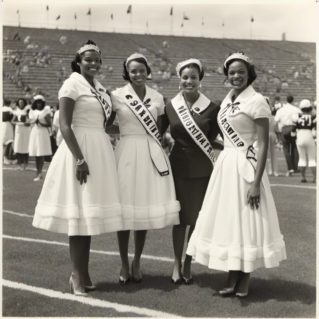 Spelman College Homecoming Queens, Circa 1955