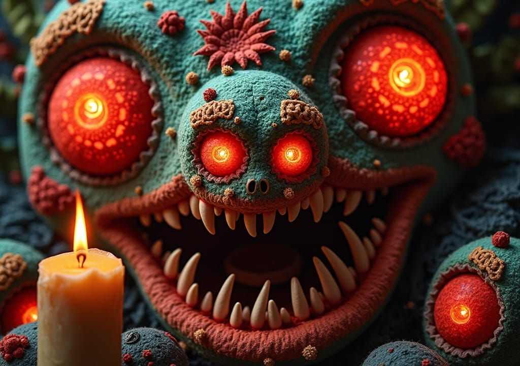 Creepy Halloween Murchmeffles in Steam-Punk Style