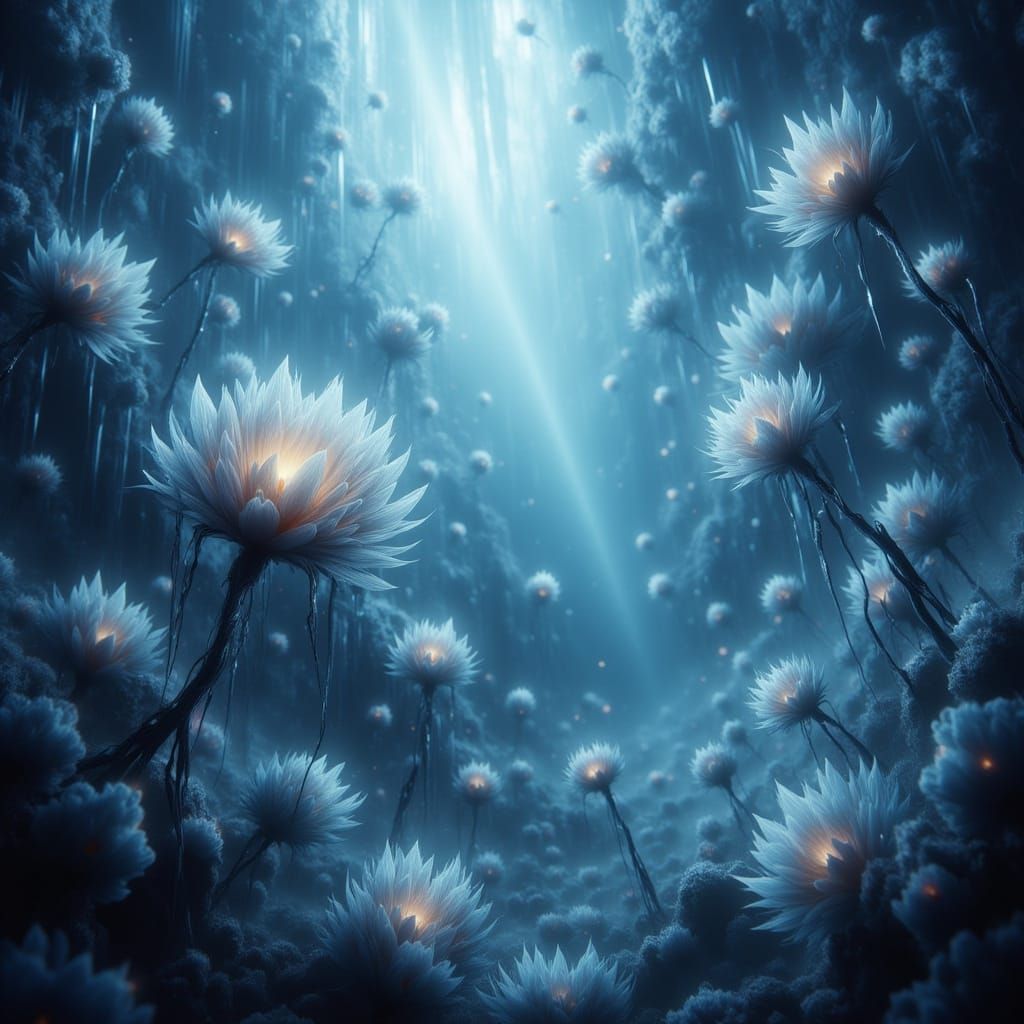 Cloudblossoms: Dark Fantasy Concept Art