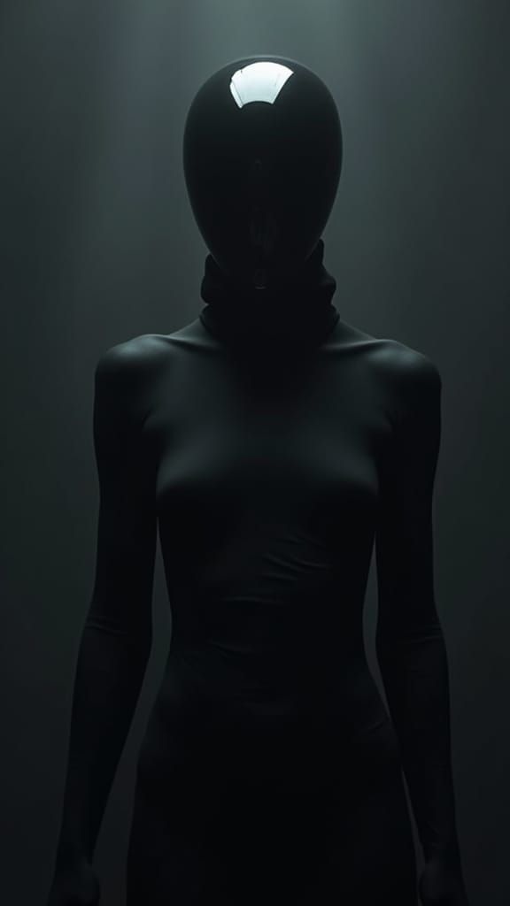 Haunting Figure Emerges from Shadow Abyss