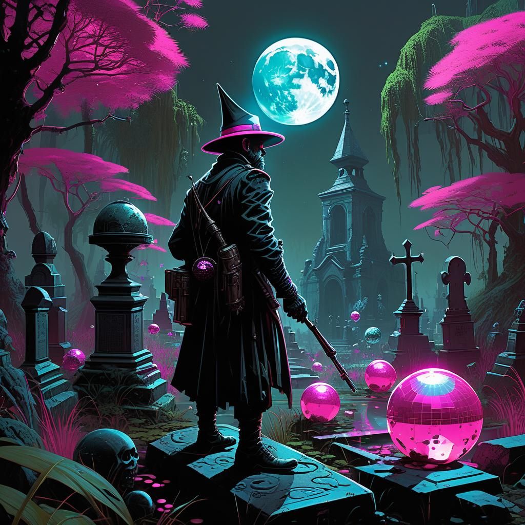 Dark Fantasy Moonshiner Counters Executioner in Mystical Swa...