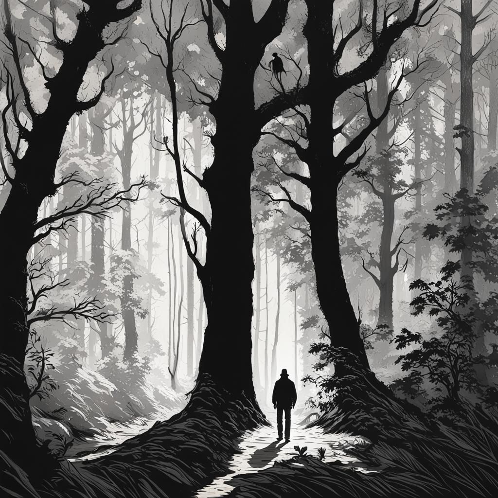 Portrait of a Forest Guardian in Natural Light