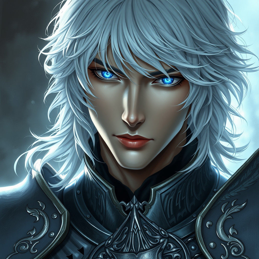 Regal Knight in Ethereal, Dreamlike Style