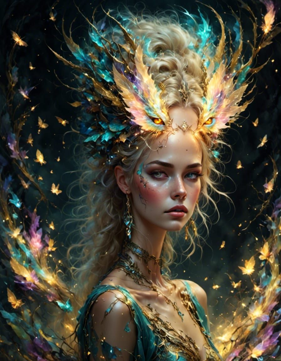 Dragon in Space Shifting Forms: Concept Art