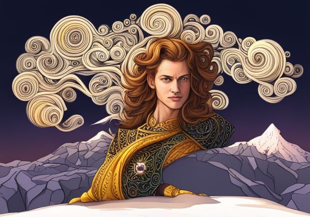 Taurus Horoscope in Fractal Celtic Style