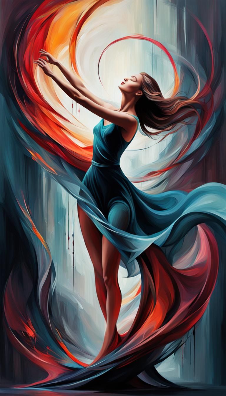 Abstract Depiction of Desire and Longing