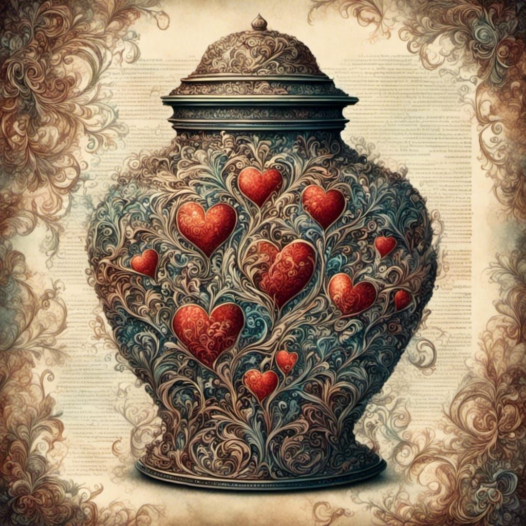 ornate jar